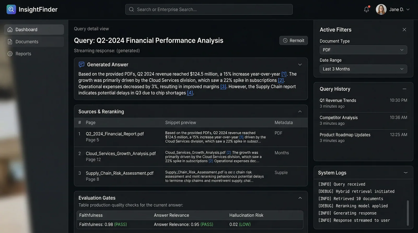 Production RAG Enterprise Search